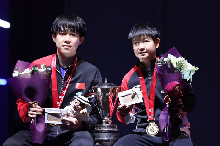 三連冠！王楚欽/孫穎莎奪得世乒賽混雙冠軍
