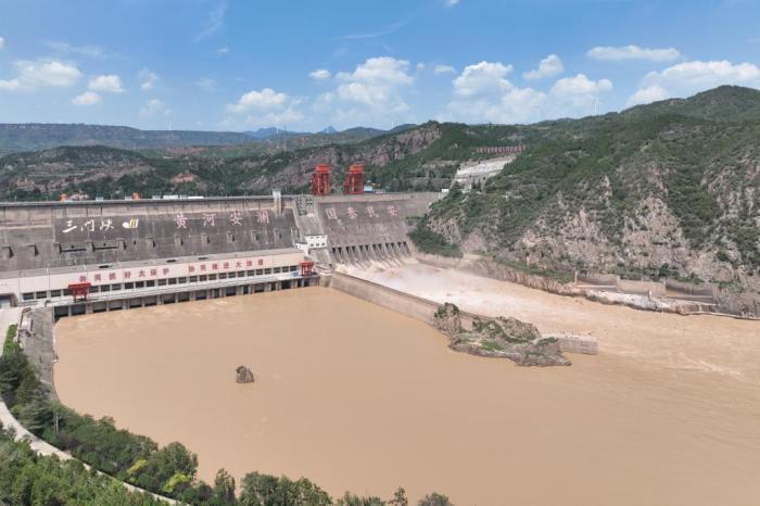 三門峽水利樞紐投入今年第二次敞泄運用