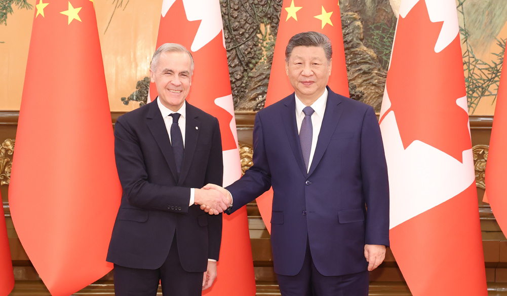 習(xí)近平會(huì)見加拿大總理卡尼