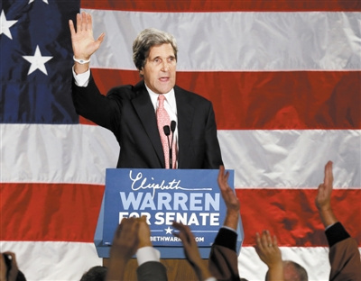 美國(guó)新防長(zhǎng)人選克里:赴越參戰(zhàn)曾獲紫心勛章(圖)